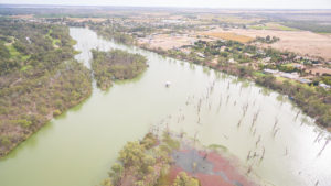 Murray River mit Hausboot
