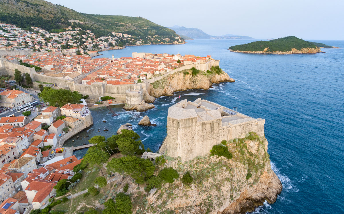 Dubrovnik aus der Luft