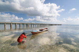 Das Wasser ist im ganzen Gebiet wie Glas